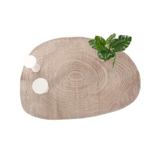 Χαλί με σχήμα (200x290) Μοντέρνο Ανάγλυφο Μηχανοποίητο Royal Carpet Organic Shape 249 beige