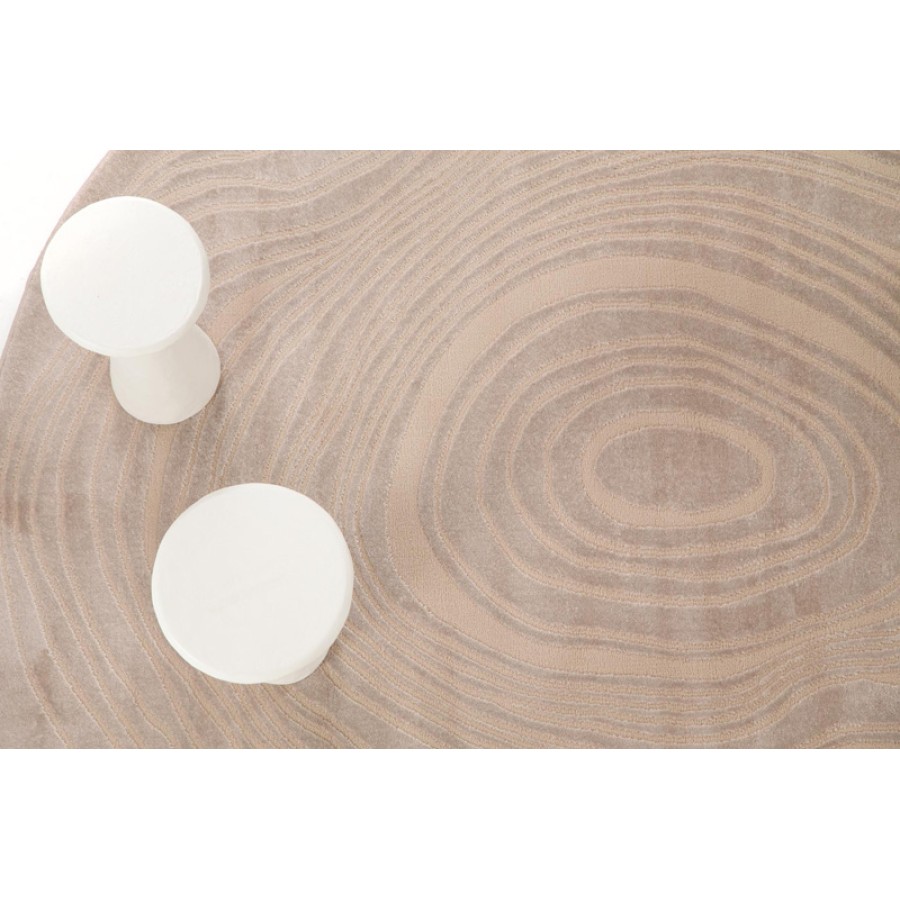 Χαλί με σχήμα (200x290) Μοντέρνο Ανάγλυφο Μηχανοποίητο Royal Carpet Organic Shape 249 beige