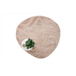 Χαλί με σχήμα (160x160) Μοντέρνο Ανάγλυφο Μηχανοποίητο Royal Carpet Organic Shape 265 beige