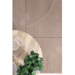 Χαλί Μοντέρνο Ανάγλυφο (200x250) Μηχανοποίητο Royal Carpet Organic 591 dark beige