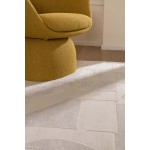 Χαλί Μοντέρνο Ανάγλυφο (160x230) Μηχανοποίητο Royal Carpet Organic 620A cream