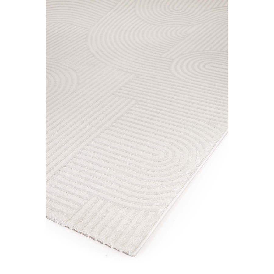 Χαλί Μοντέρνο Ανάγλυφο (160x230) Μηχανοποίητο Royal Carpet Organic 682A cream