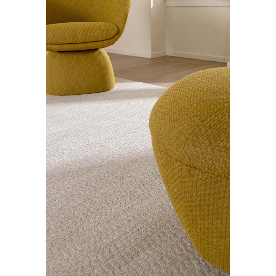 Χαλί Μοντέρνο Ανάγλυφο (200x300) Μηχανοποίητο Royal Carpet Prime 004 White