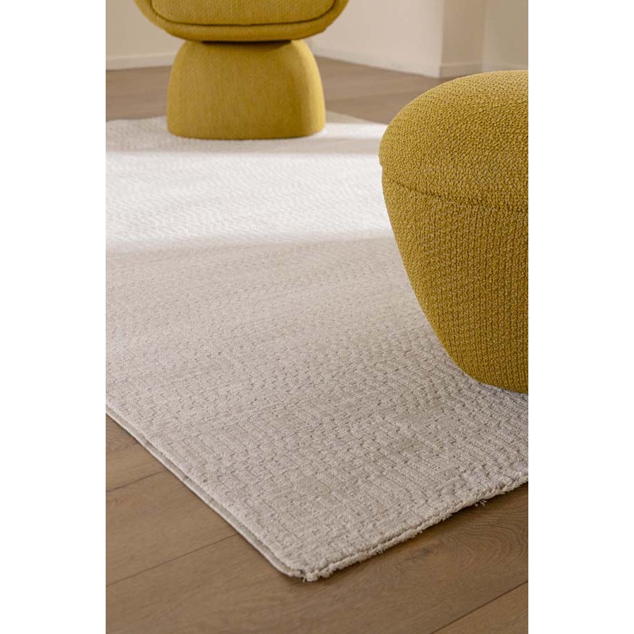 Χαλί Μοντέρνο Ανάγλυφο (200x300) Μηχανοποίητο Royal Carpet Prime 004 White