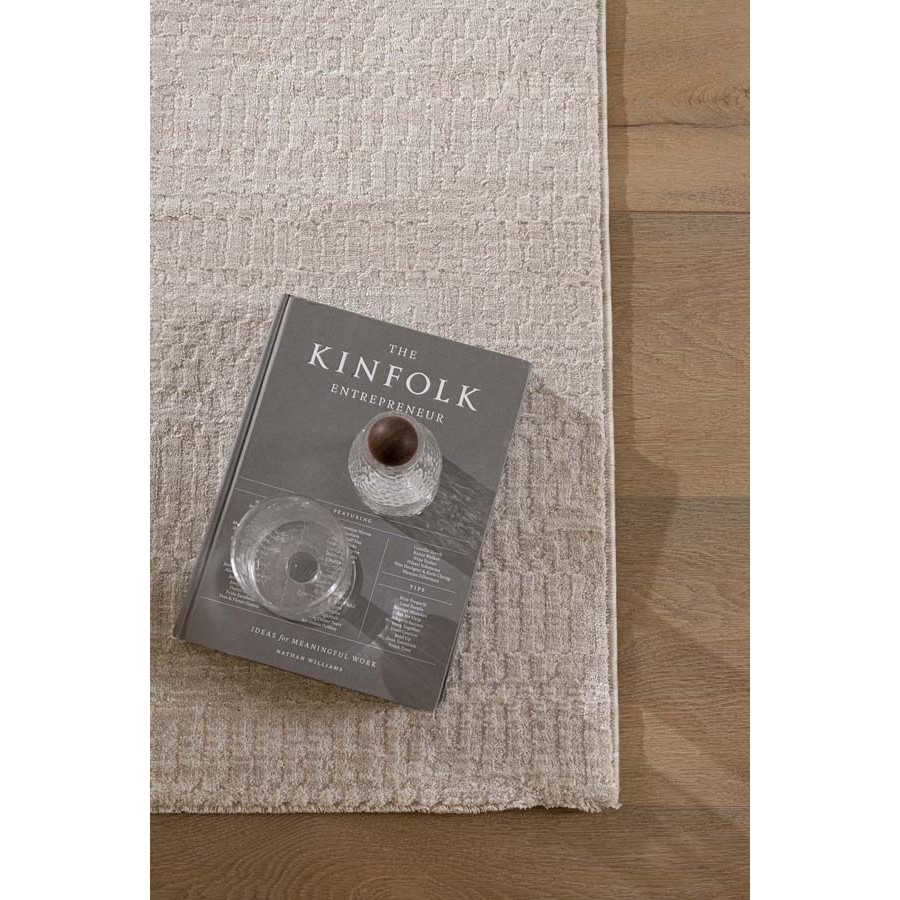 Χαλί Μοντέρνο Ανάγλυφο (200x300) Μηχανοποίητο Royal Carpet Prime 004 White