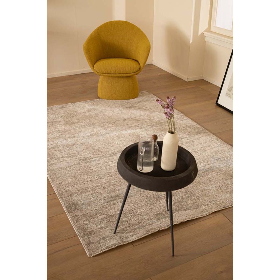 Χαλί Μοντέρνο Ανάγλυφο (140x190) Μηχανοποίητο Royal Carpet Prime 022 Grey