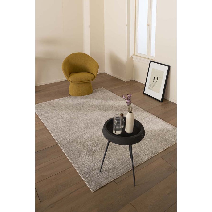 Χαλί Μοντέρνο Ανάγλυφο (160x230) Μηχανοποίητο Royal Carpet Prime 023 Grey