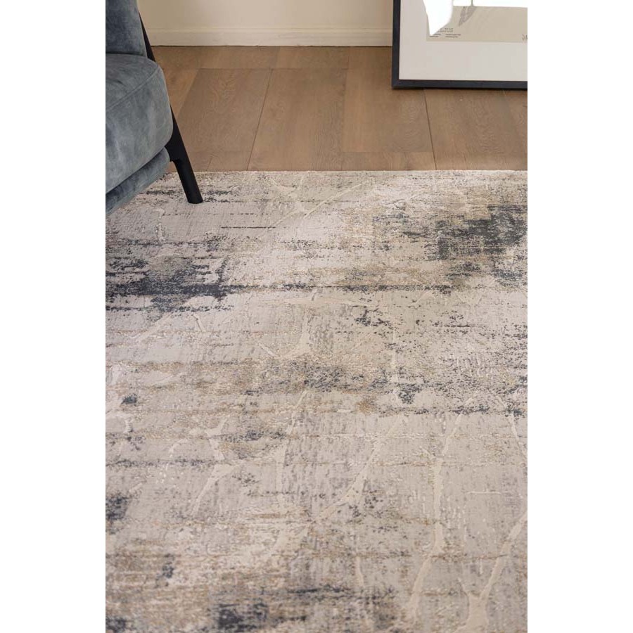 Χαλί Μοντέρνο (200x250) Ανάγλυφο Μηχανοποίητο Royal Carpet Silky 341C beige