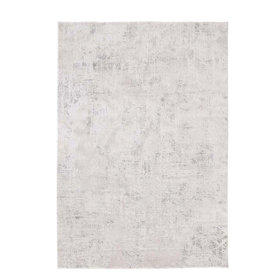 Χαλί Μοντέρνο (200x250) Ανάγλυφο Μηχανοποίητο Royal Carpet Silky 341D white