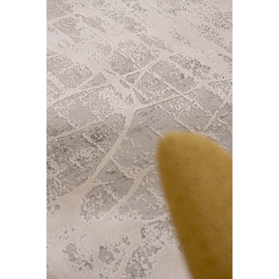 Χαλί Μοντέρνο (200x250) Ανάγλυφο Μηχανοποίητο Royal Carpet Silky 341D white