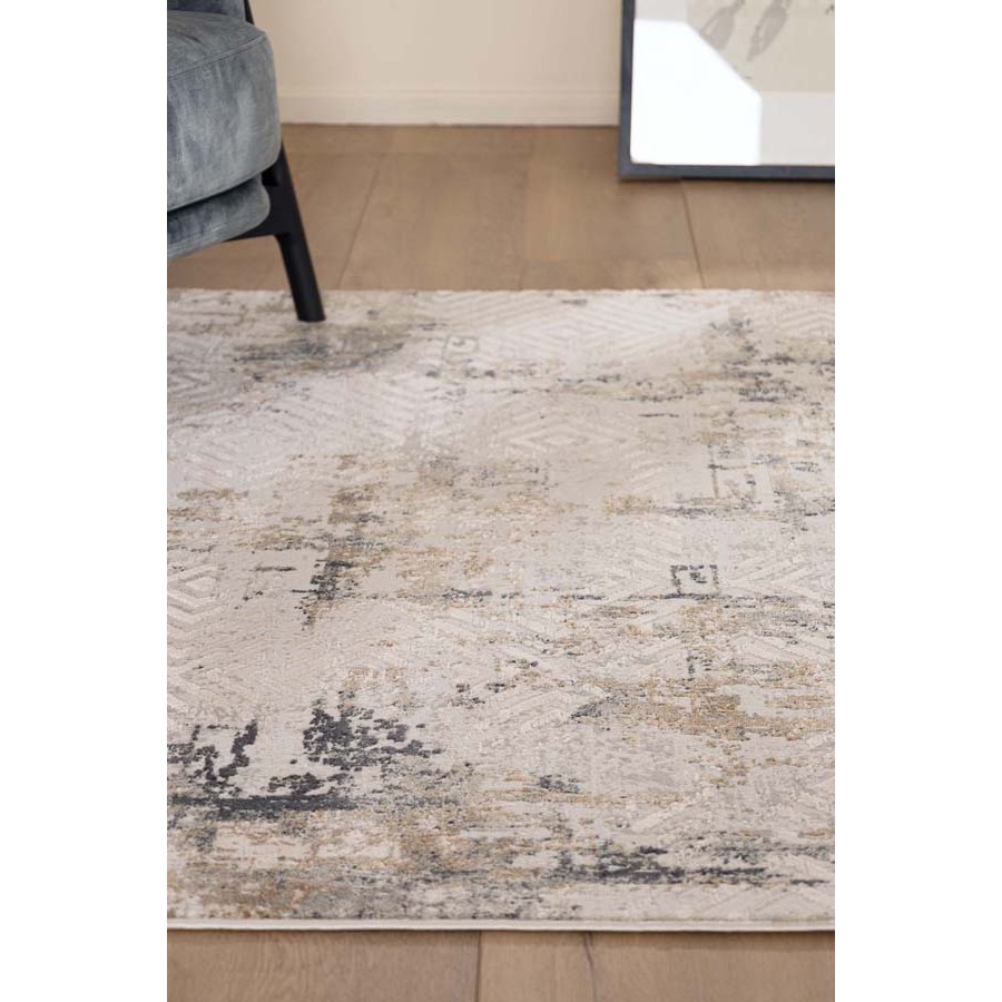 Χαλί Μοντέρνο (240x300) Ανάγλυφο Μηχανοποίητο Royal Carpet Silky 342C beige