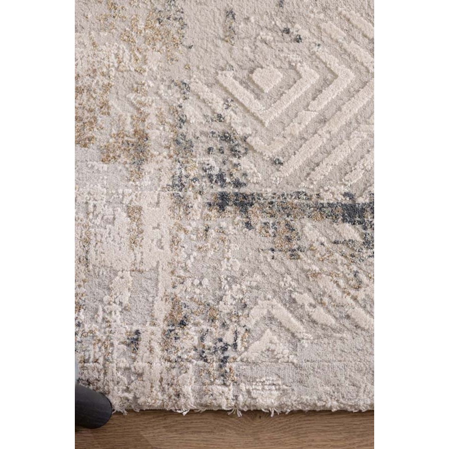 Χαλί Μοντέρνο (240x300) Ανάγλυφο Μηχανοποίητο Royal Carpet Silky 342C beige