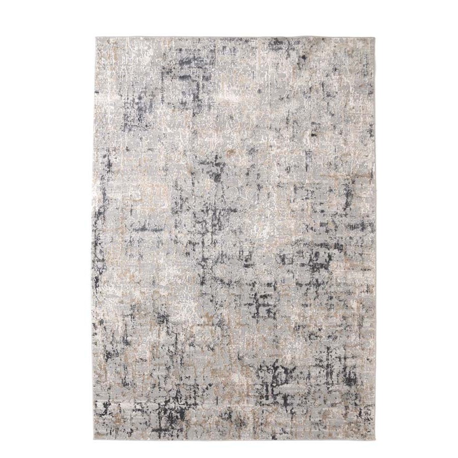 Χαλί Μοντέρνο (160x230) Ανάγλυφο Μηχανοποίητο Royal Carpet Silky 360A grey