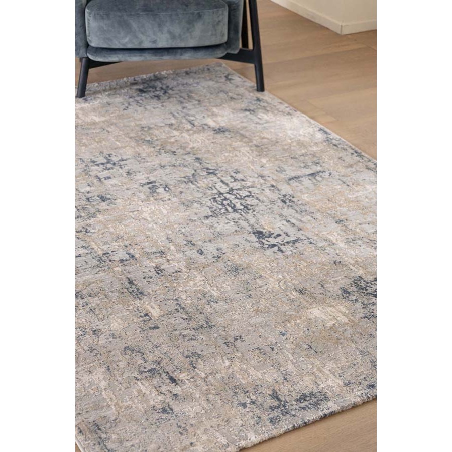 Χαλί Μοντέρνο (160x230) Ανάγλυφο Μηχανοποίητο Royal Carpet Silky 360A grey