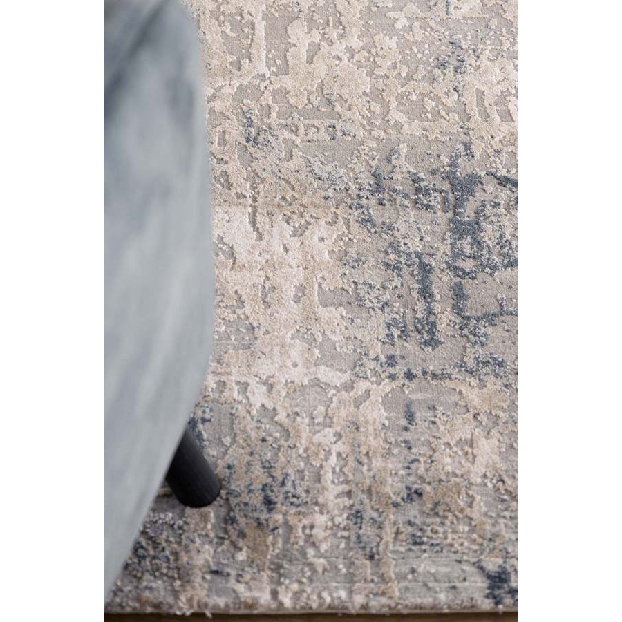 Χαλί Μοντέρνο (160x230) Ανάγλυφο Μηχανοποίητο Royal Carpet Silky 360A grey