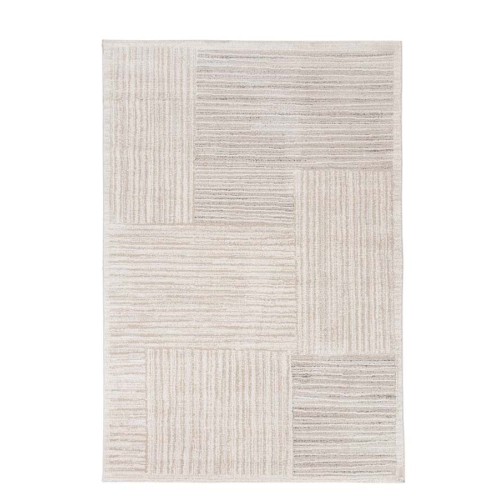 Χαλί Μοντέρνο Ανάγλυφο (160x230) Μηχανοποίητο Royal Carpet Solid 1760 white