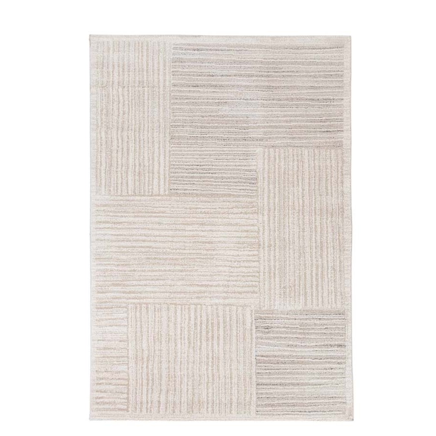 Χαλί Μοντέρνο Ανάγλυφο (160x230) Μηχανοποίητο Royal Carpet Solid 1760 white