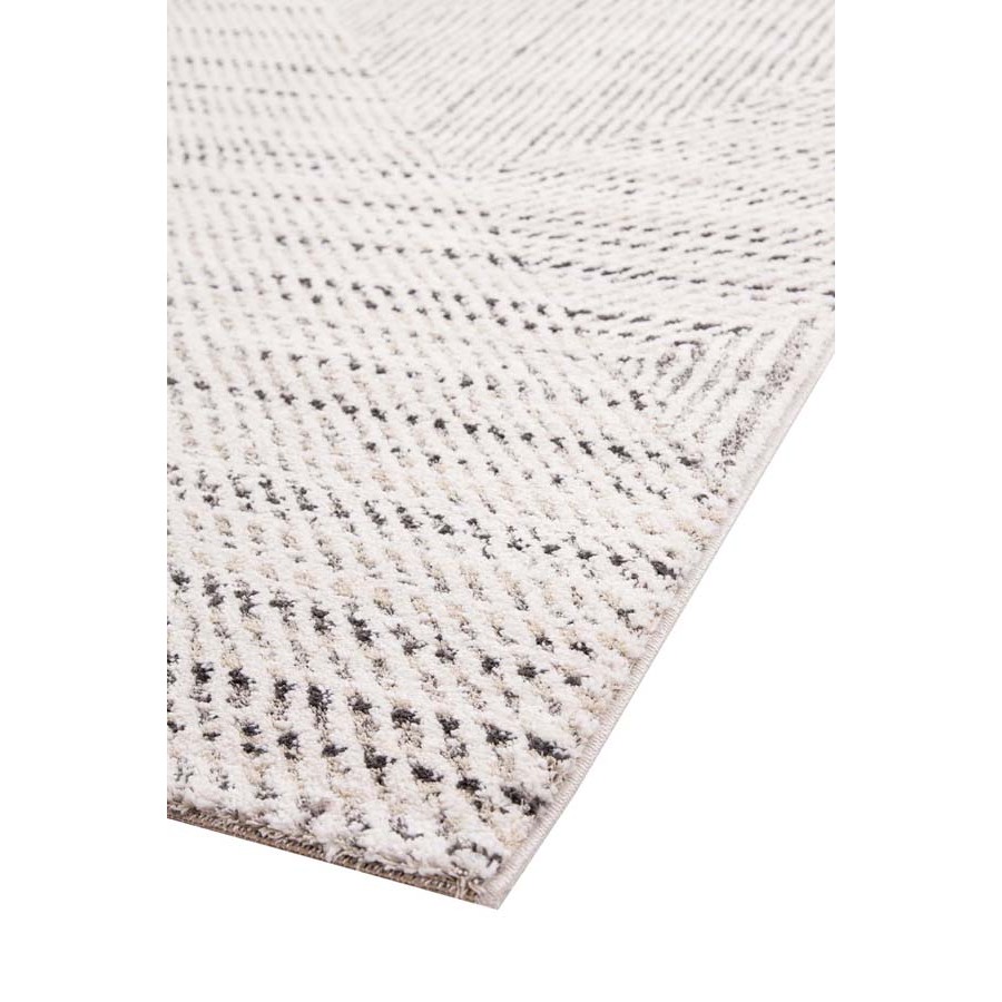 Χαλί Μοντέρνο Ανάγλυφο (160x230) Μηχανοποίητο Royal Carpet Solid 618 white