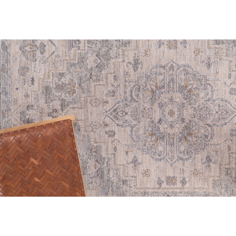 Χαλί Κλασσικό (240x360) Μηχανοποίητο Royal Carpet Tabriz 647 Light Grey