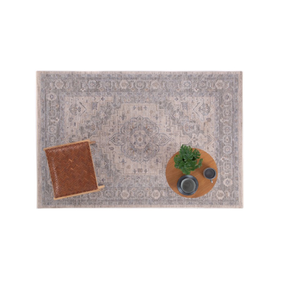 Χαλί Κλασσικό (240x360) Μηχανοποίητο Royal Carpet Tabriz 647 Light Grey