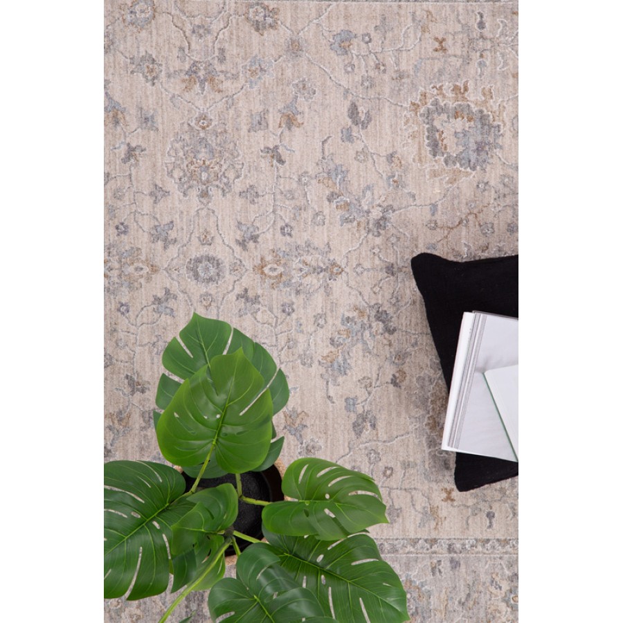 Χαλί Κλασσικό (200x300) Μηχανοποίητο Royal Carpet Tabriz 675 Light Grey