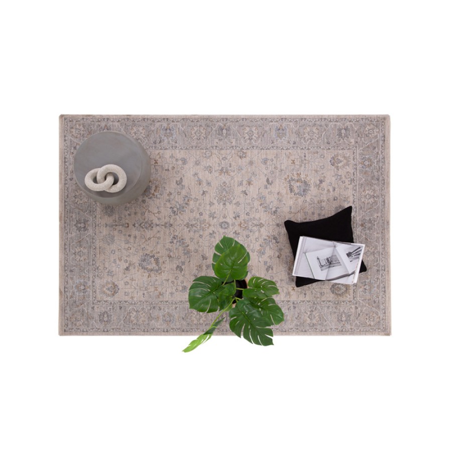 Χαλί Κλασσικό (200x300) Μηχανοποίητο Royal Carpet Tabriz 675 Light Grey