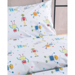 Σετ Σεντόνια Μονά (160x260) Βαμβακερά Rythmos Symbol Robot Chat