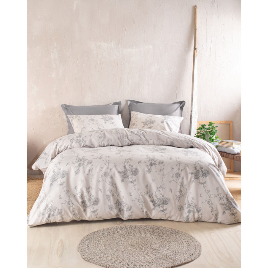 Σετ 2 τεμ Μαξιλαροθήκες (50x70) Rythmos Next Aurora Μπεζ