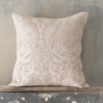 Διακοσμητική Θήκη (40x40) Ζακάρ Rythmos Beatris Εκρού-Μπεζ