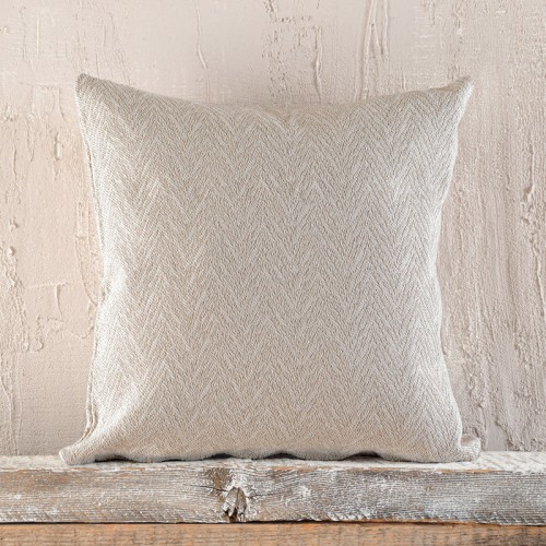 Μαξιλαροθήκη Διακοσμητική (40 x 40) Ζακάρ Rythmos Bosphore Μπεζ