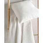 Ριχτάρι για Πολυθρόνα (160x180) Ζακάρ Διπλής όψης Rythmos Bosphore Εκρού