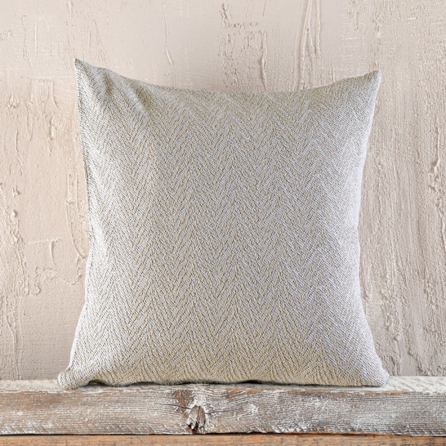 Μαξιλαροθήκη Διακοσμητική (40 x 40) Ζακάρ Rythmos Bosphore Γκρι