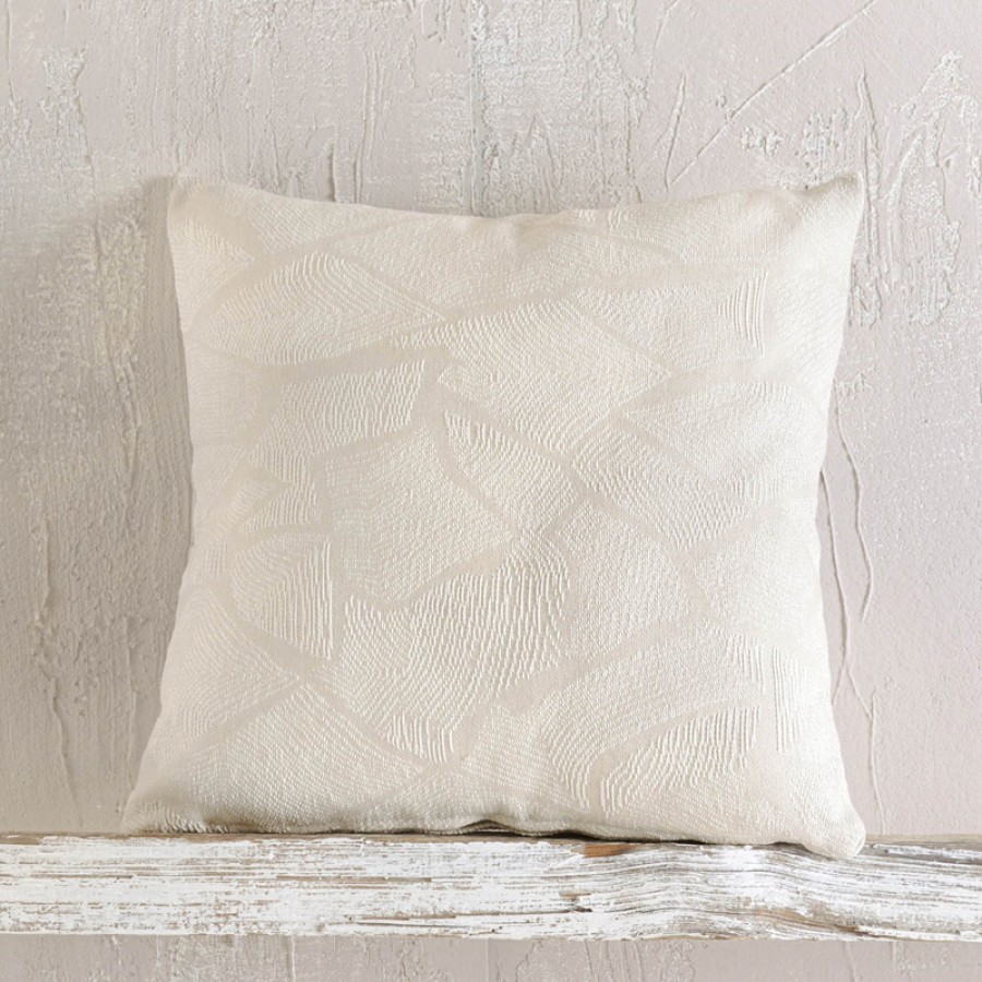 Διακοσμητική Θήκη (40x40) Ζακάρ για μαξιλάρια φιγούρας Rythmos Casa Εκρού