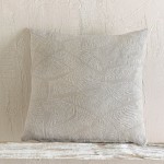 Διακοσμητική Θήκη (40x40) Ζακάρ για μαξιλάρια φιγούρας Rythmos Casa Μπεζ