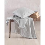 Ριχτάρι για Πολυθρόνα (160x180) Ζακάρ Rythmos Colin Γκρι