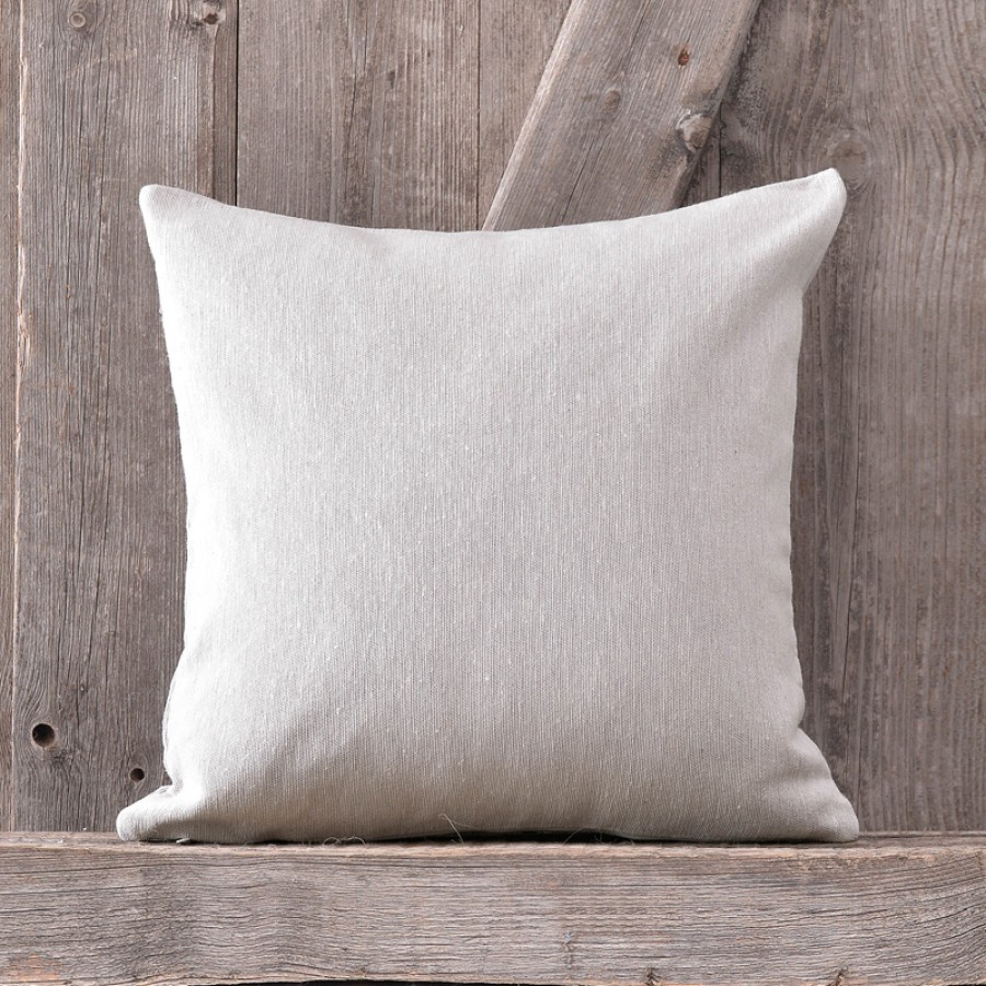 Διακοσμητική Θήκη (40x40) Ζακάρ Βαμβακερή για μαξιλάρια φιγούρας Rythmos Divine Εκρού