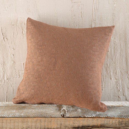 Μαξιλαροθήκη Διακοσμητική (40 x 40) Ζακάρ Rythmos Ermis Μόκα