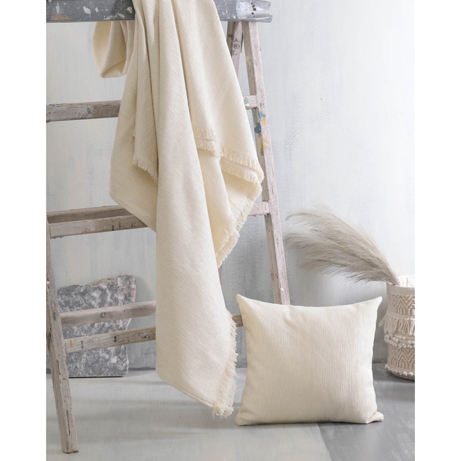 Ριχτάρι για Διθέσιο Καναπέ (180x240) Ζακάρ Σενίλ Διπλής Όψεως Rythmos Essie Εκρού Ριχτάρι για Διθέσιο Καναπέ (180x240) Ζακάρ Σενίλ Διπλής Όψεως Rythmos Essie Εκρού