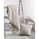 Ριχτάρι για Διθέσιο Καναπέ (180x240) Ζακάρ Σενίλ Διπλής Όψεως Rythmos Essie Μπεζ