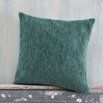 Διακοσμητική Θήκη (40x40) Ζακάρ για μαξιλάρια φιγούρας Rythmos Essie Πετρόλ