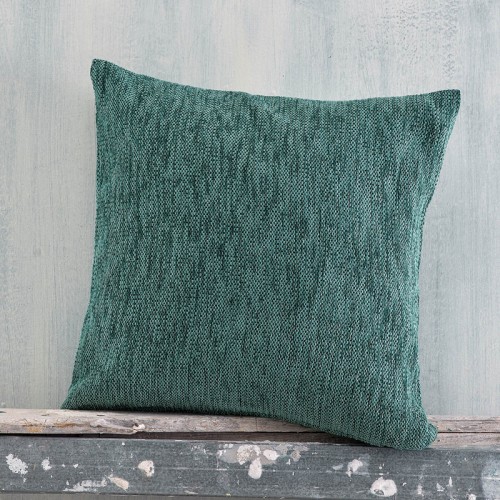 Διακοσμητική Θήκη (40x40) Ζακάρ για μαξιλάρια φιγούρας Rythmos Essie Πετρόλ