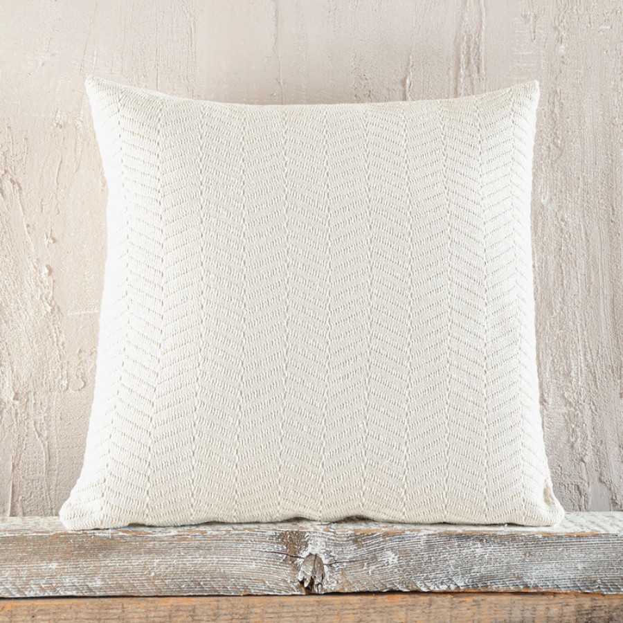 Μαξιλαροθήκη Διακοσμητική (40 x 40) Ζακάρ Rythmos Ewan Εκρού