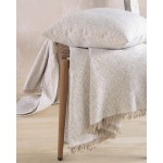 Ριχτάρι για Διθέσιο Καναπέ (180x240) Ζακάρ Rythmos Fabio Εκρού