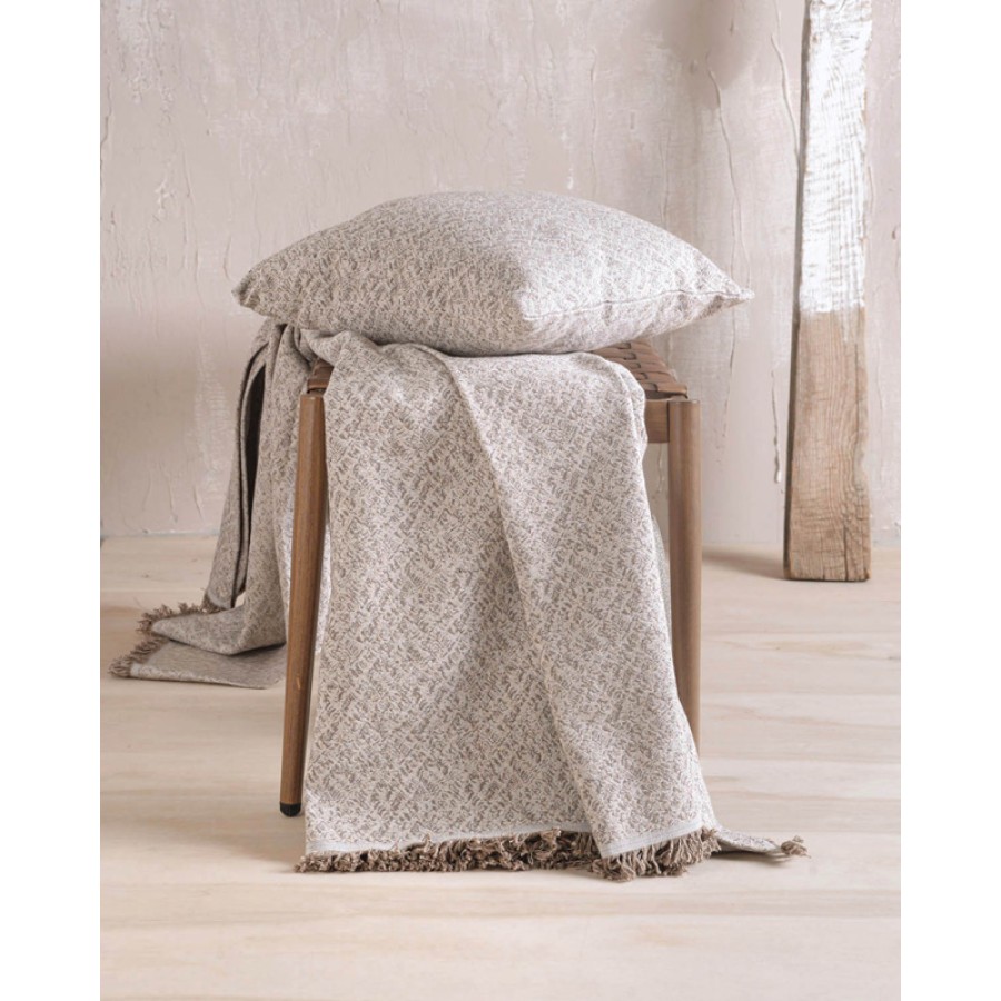 Ριχτάρι για Πολυθρόνα (160x180) Ζακάρ Rythmos Fabio Μπεζ