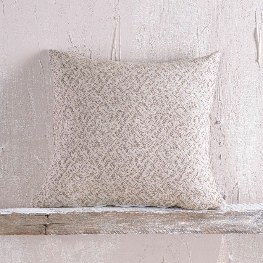 Διακοσμητική Θήκη (40x40) Ζακάρ Rythmos Fabio Μπεζ