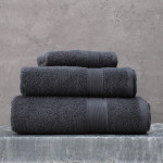 Πετσέτα Χειρός (30x50) Πενιέ 480γρ/τμ Rythmos Illusion Ανθρακί