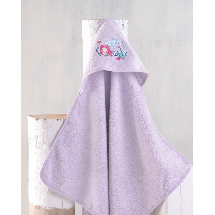 Κάπα βρεφική (75x75) Babyline Rythmos Myriel Μωβ