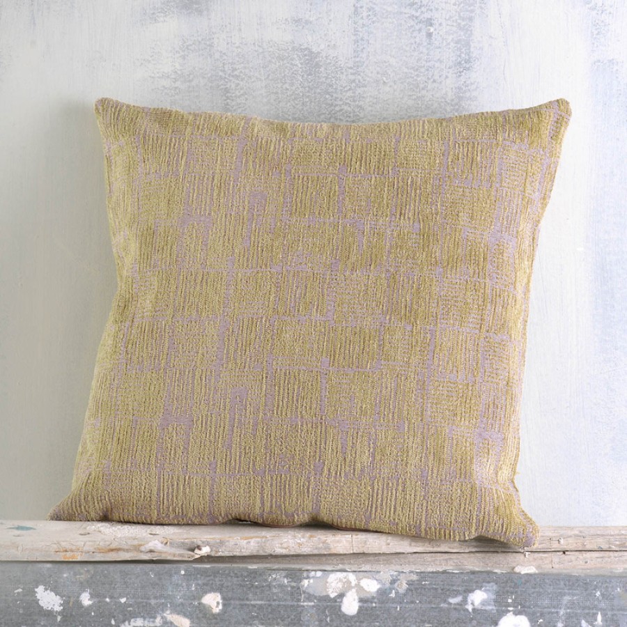 Διακοσμητική Θήκη (40x40) Ζακάρ για μαξιλάρια φιγούρας Rythmos Kenya Ώχρα