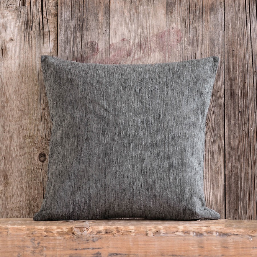 Διακοσμητική Θήκη (40x40) Ζακάρ για μαξιλάρια φιγούρας Rythmos Kidal Σκούρο Γκρι