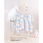 Σεντόνια Βρεφικό Λίκνου (80x110) Βαμβακερό Rythmos Candy